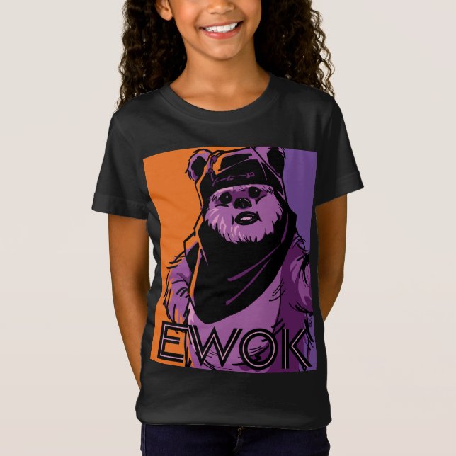 Ewok Two-Tone Portrait T-Shirt (Front)
