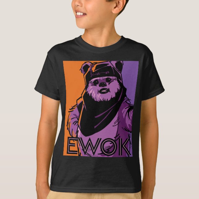 Ewok Two-Tone Portrait T-Shirt (Front)