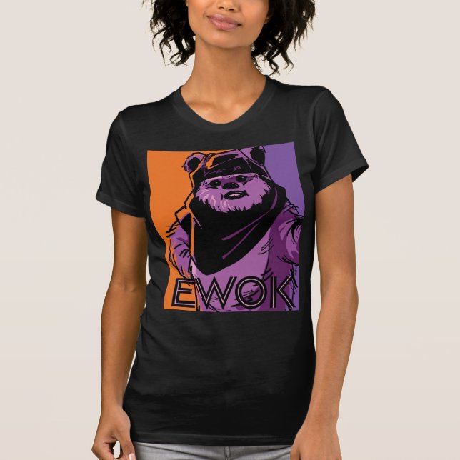 Ewok Two-Tone Portrait T-Shirt (Front)