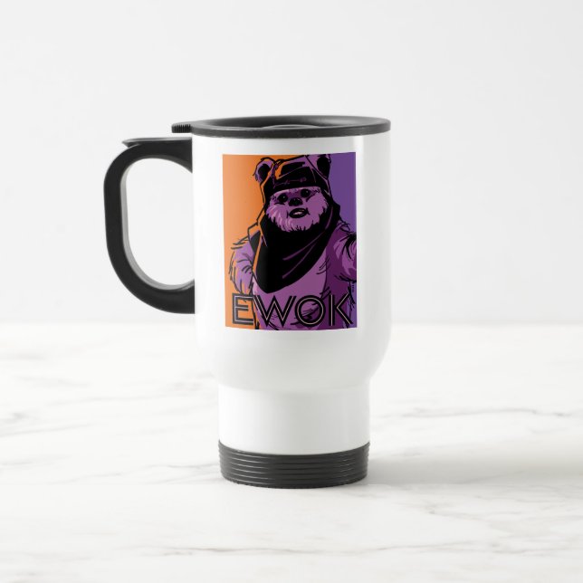 Ewok Two-Tone Portrait Travel Mug (Left)