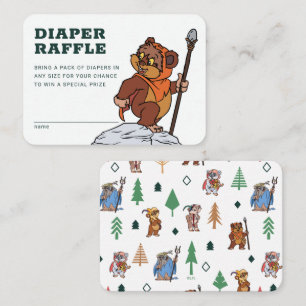 Ewoks - Adventure Awaits Baby Shower Enclosure Card