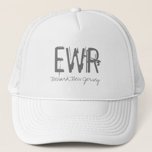 EWR Airport New Jersey Trucker Hat