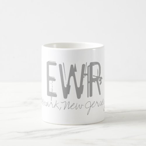 EWR Newark Airport Typography Coffee Mug