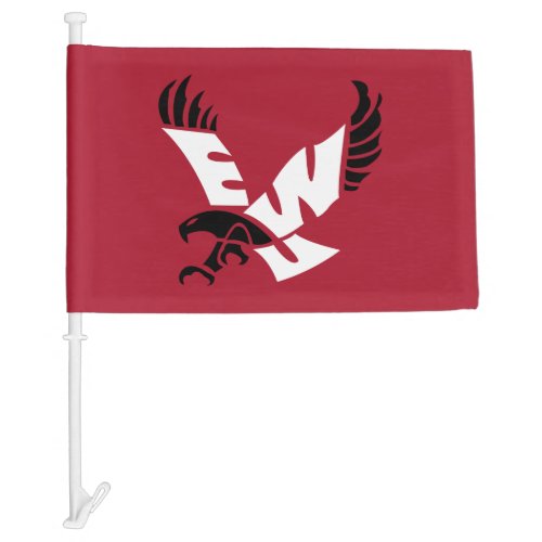 EWU Eagle Logo Car Flag