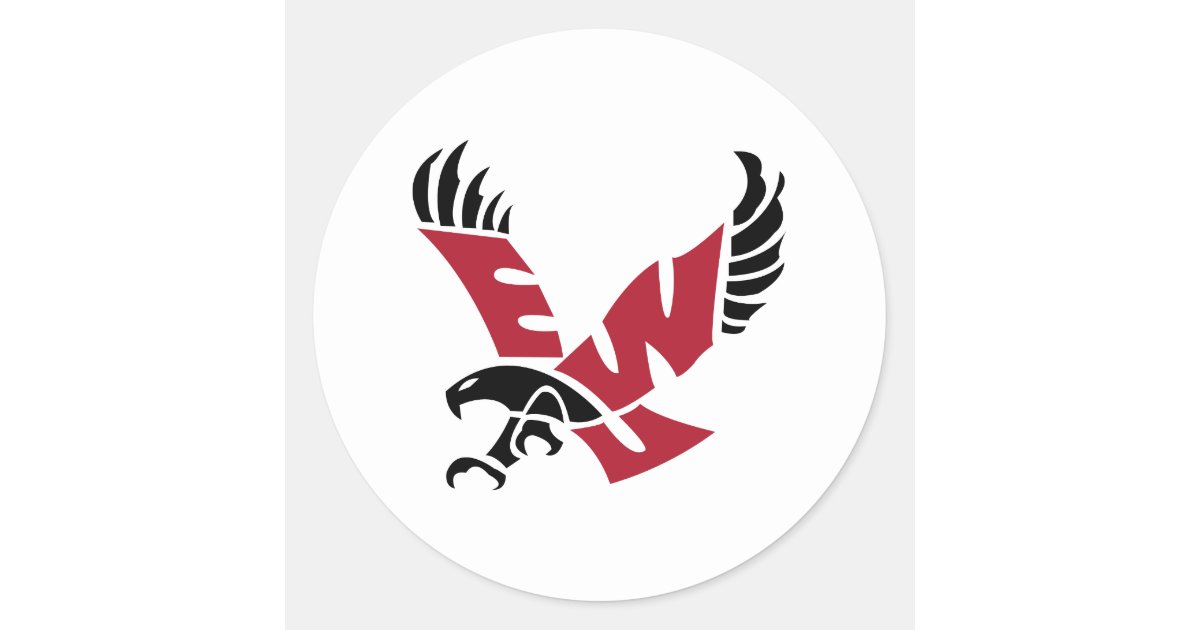 Eastern Washington Eagles 12'' x 20'' Retro Logo Banner Sign