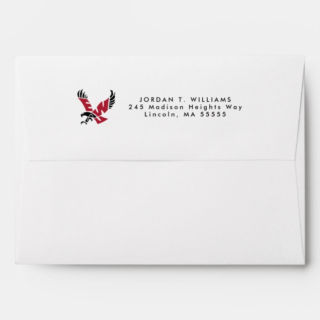 EWU Eagle Logo Envelope (Back (Top Flap))