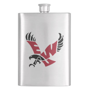 EWU Eagle Logo Flask