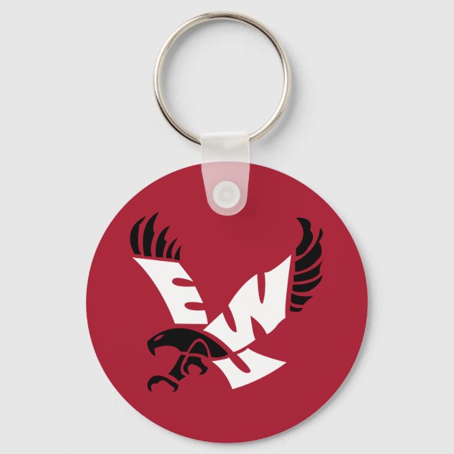 EWU Eagle Logo Keychain (Front)