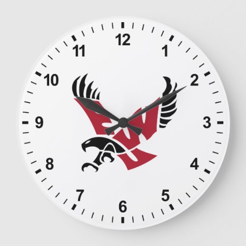 EWU Eagle Logo Large Clock