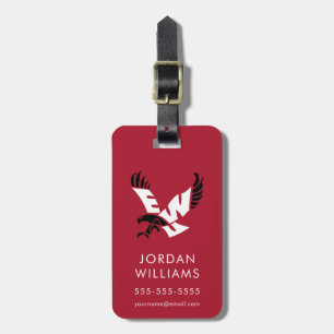 EWU Eagle Logo Luggage Tag