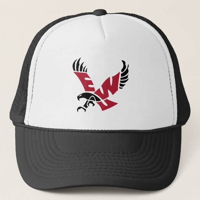 EWU Eagle Logo Trucker Hat (Front)