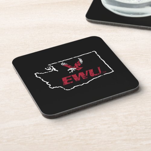 EWU State Love Beverage Coaster