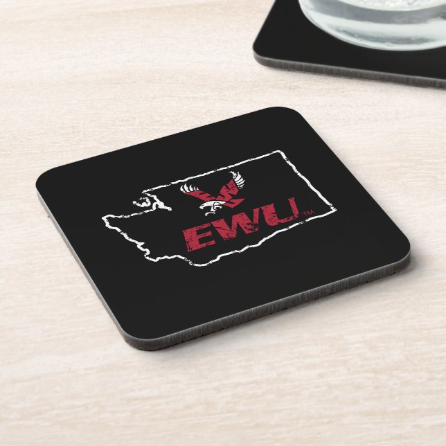 EWU State Love Beverage Coaster (Left Side)