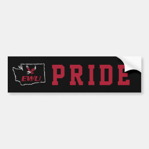 EWU State Love Bumper Sticker