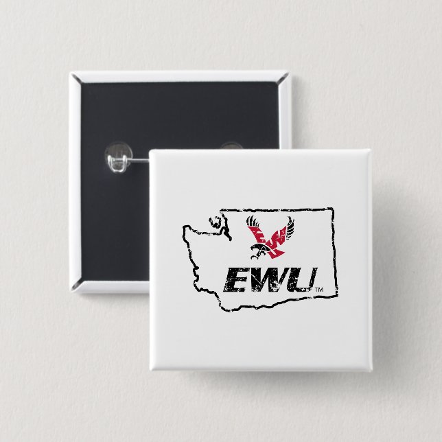 EWU State Love Button (Front & Back)