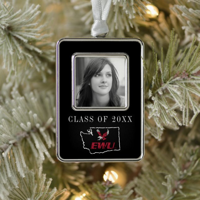 EWU State Love Christmas Ornament (Tree)