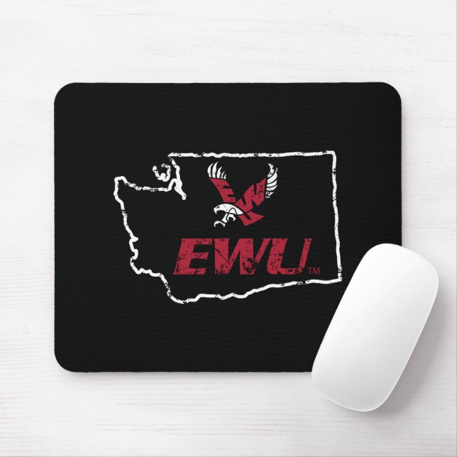 EWU State Love Mouse Pad (With Mouse)