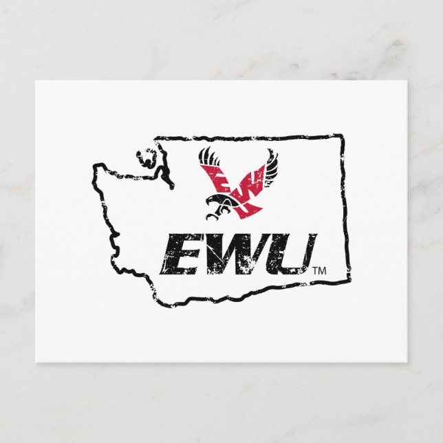 EWU State Love Postcard (Front)