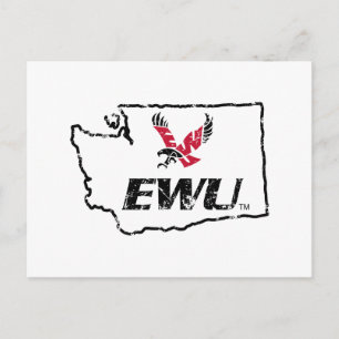 EWU State Love Postcard