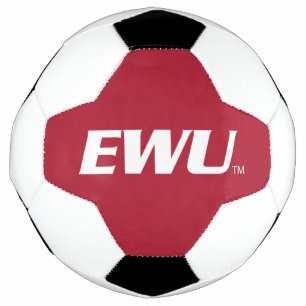 EWU Wordmark Soccer Ball