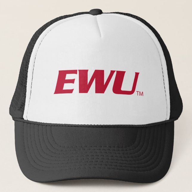 EWU Wordmark Trucker Hat (Front)