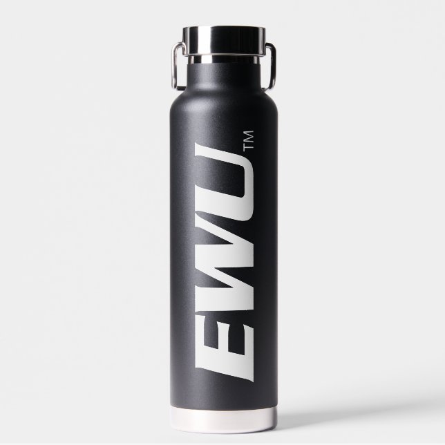 EWU Wordmark Water Bottle (Front)