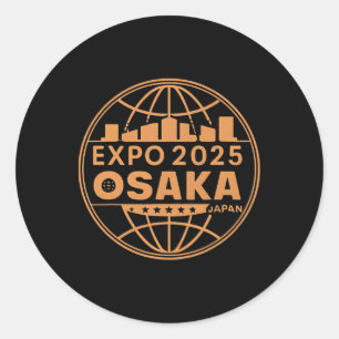 Ex 2025 Osaka Japan Stimulates A New Future Classic Round Sticker
