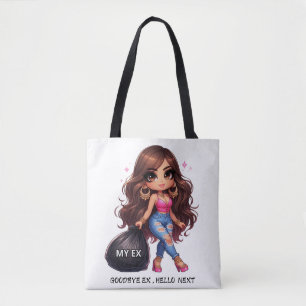 Ex boyfriend , ex husband , funny , ex’s humor tote bag