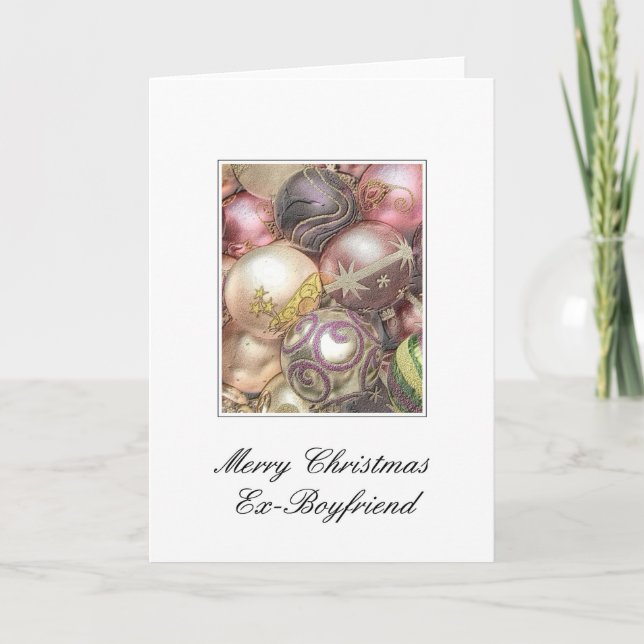 Ex-Boyfriend  Merry Christmas card (Front)