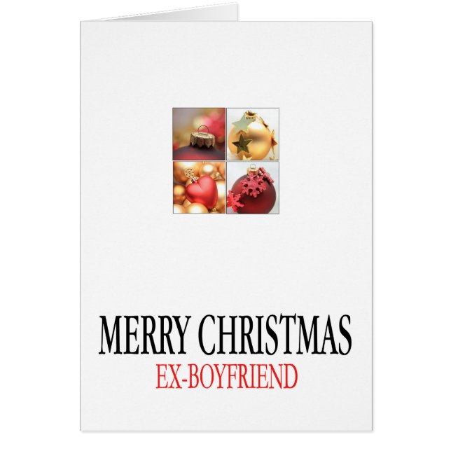 Ex-Boyfriend  Merry Christmas card (Front)