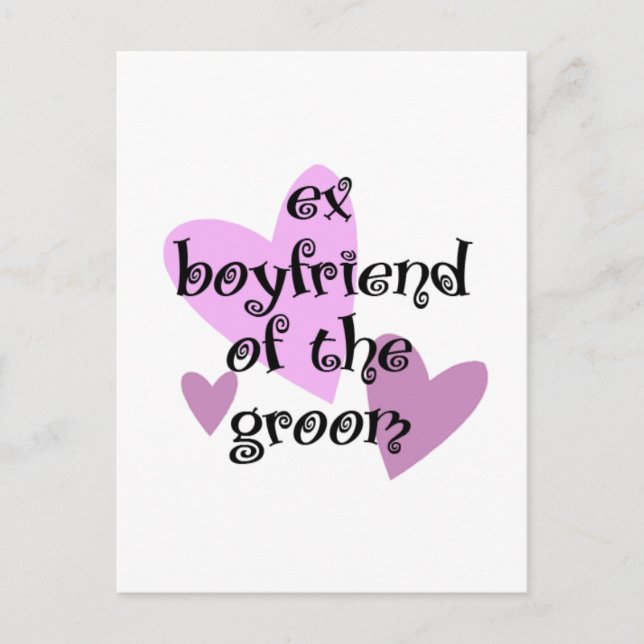 Ex-Boyfriend of the Groom Postcard (Front)