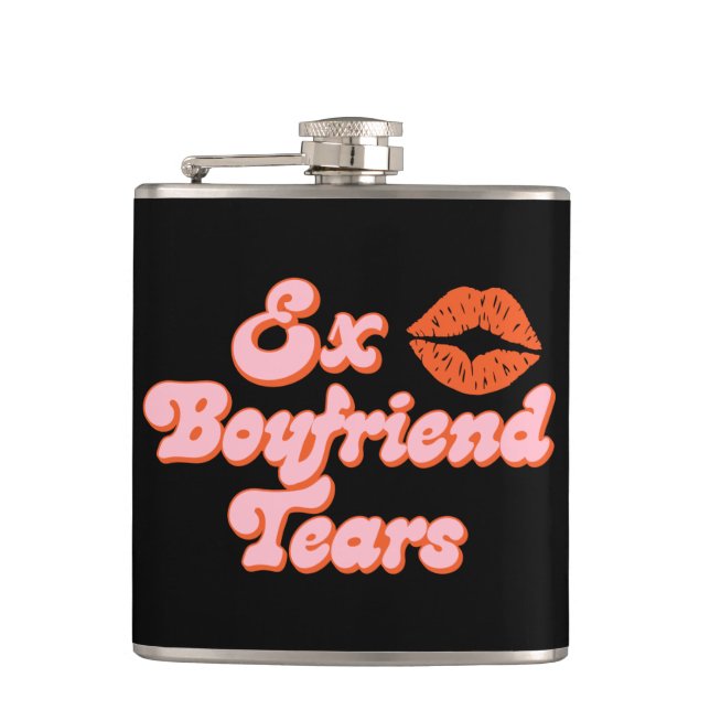 Ex Boyfriend Tears Flask (Front)