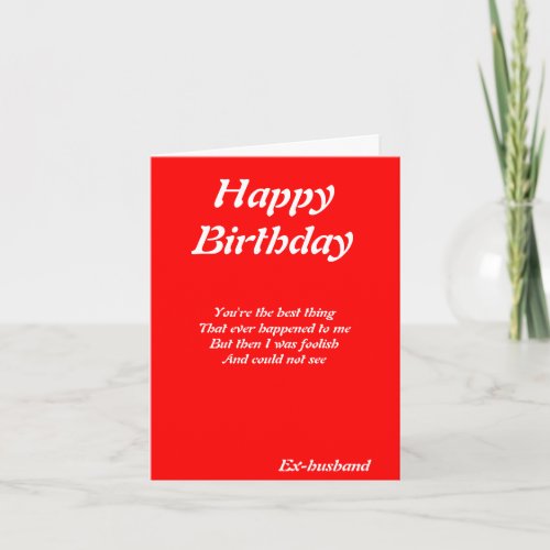 Ex_husband birthday cards