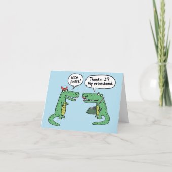 Ex-husband Card | Zazzle