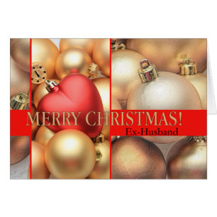 Ex-Husband Merry Christmas Cards