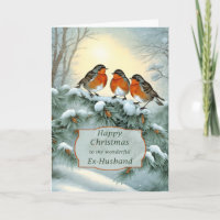 Ex Husband Robins Happy Christmas