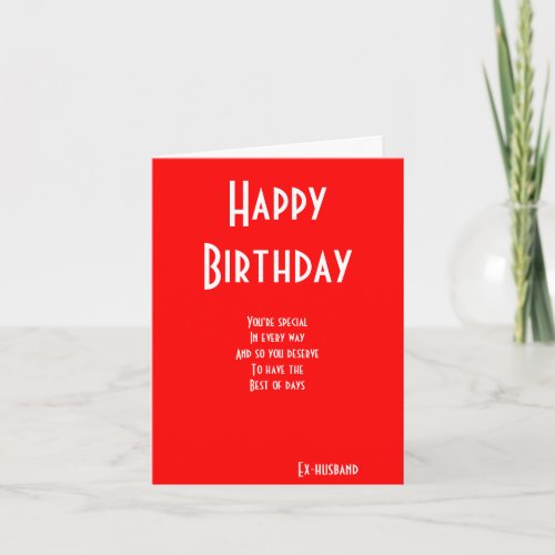 Ex_husband special birthday cards