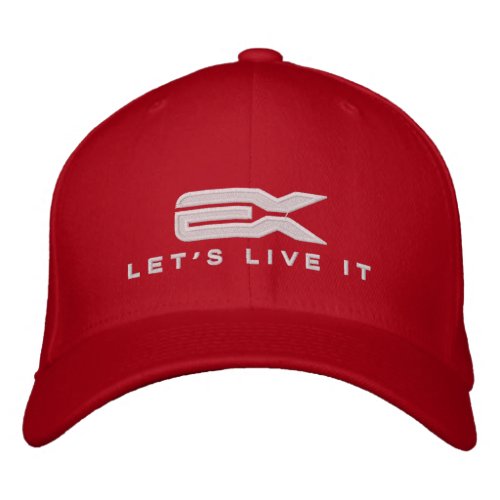 EX â Lets live It Embroidered Baseball Cap