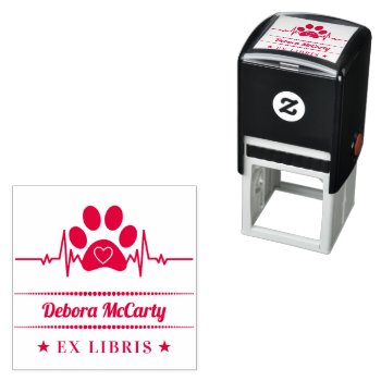 Ex Libris | Animals Help Self-inking Stamp by wierka at Zazzle