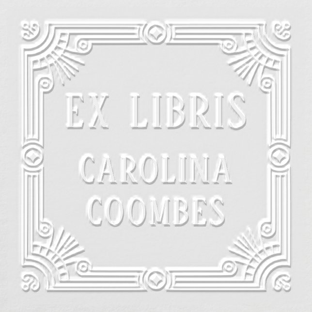 Ex Libris Art Deco Name Embosser (Design)