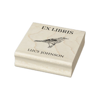 EX LIBRIS Bookplate | Personalized Library Book Rubber Stamp