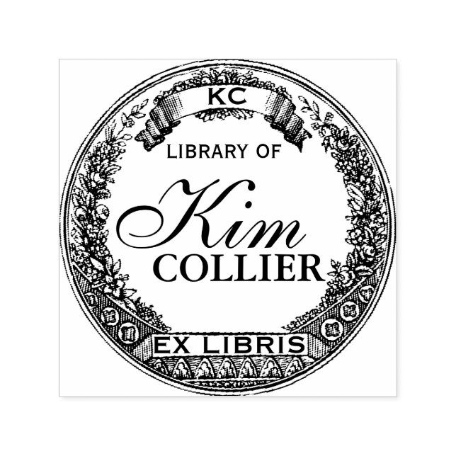 Ex Libris - Bookplate Stamp - Customized (Design)