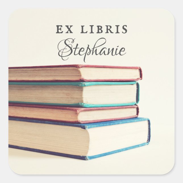 Ex libris bookplates templates personalized (Front)