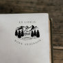 Ex Libris Country Hand-drawn Mountain Custom Name Rubber Stamp