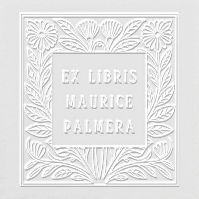 Ex Libris Custom Book Library Embosser (Design)