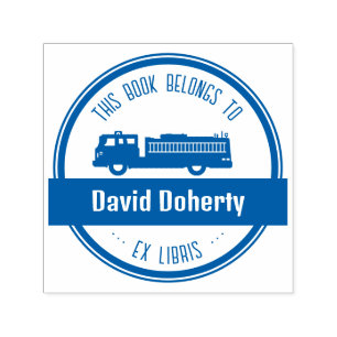 Ex Libris   Firefighter Self-inking Stamp