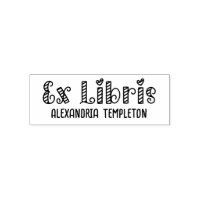 Ex Libris Heart Barber Pole Stripe Library Book Nm