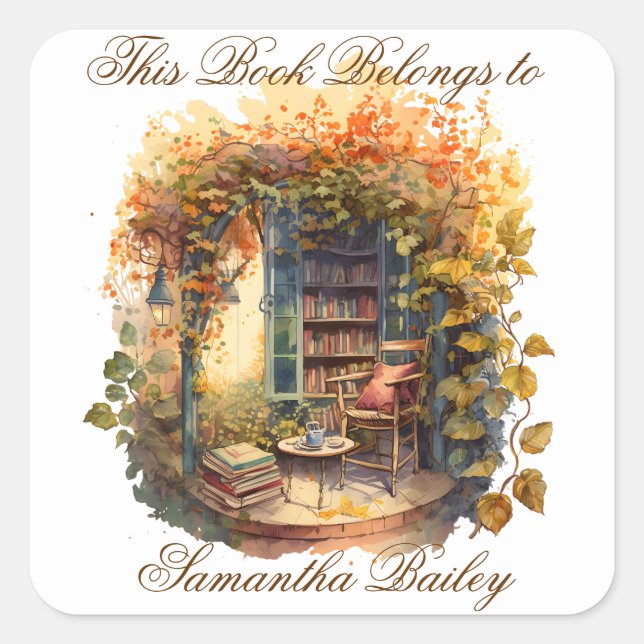 Ex Libris Personalised Bookplate (Front)