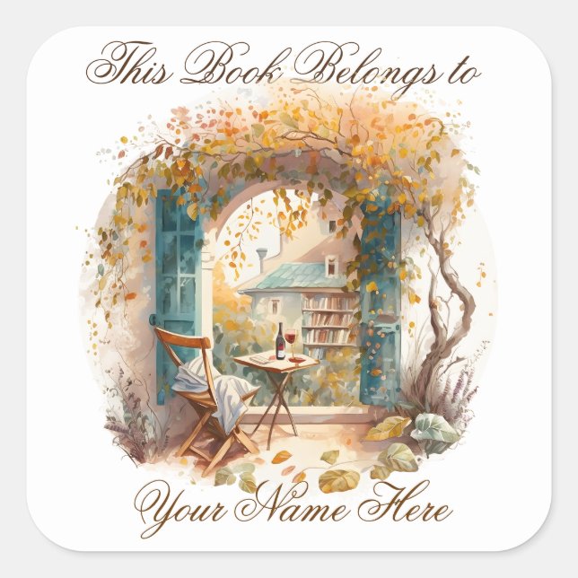 Ex Libris Personalised Bookplate (Front)