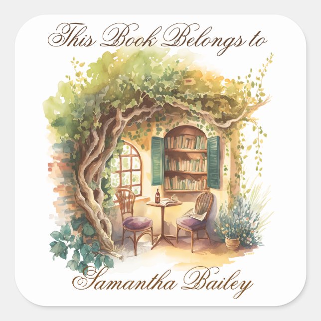 Ex Libris Personalised Bookplate (Front)